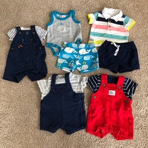 Boys 3 month short set bundle